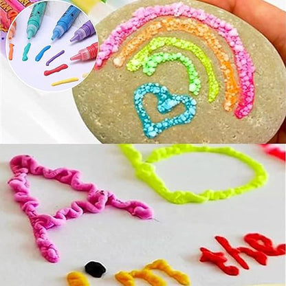 🔥50% popust🏷️🎨 Čarobni 3D flomasterji PUFFPENS – 6-barvni komplet ⚡ hitro napihovanje 🌟 večpovršinska uporaba 🎁 otroško ustvarjalno darilo