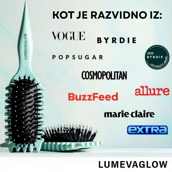 Krtača za razčesavanje in definiranje kodrov za valovite in kodraste lase