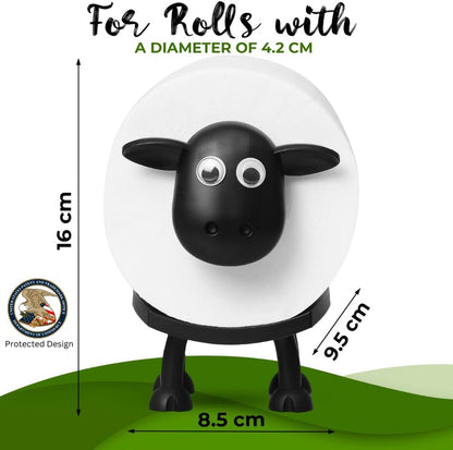 "1+1 brezplačno 🎁✨"🐑 Držalo za toaletni papir v obliki ovce – 🎨 3D tisk, 🛠️ enostavna namestitev, 🎁 edinstveno darilo