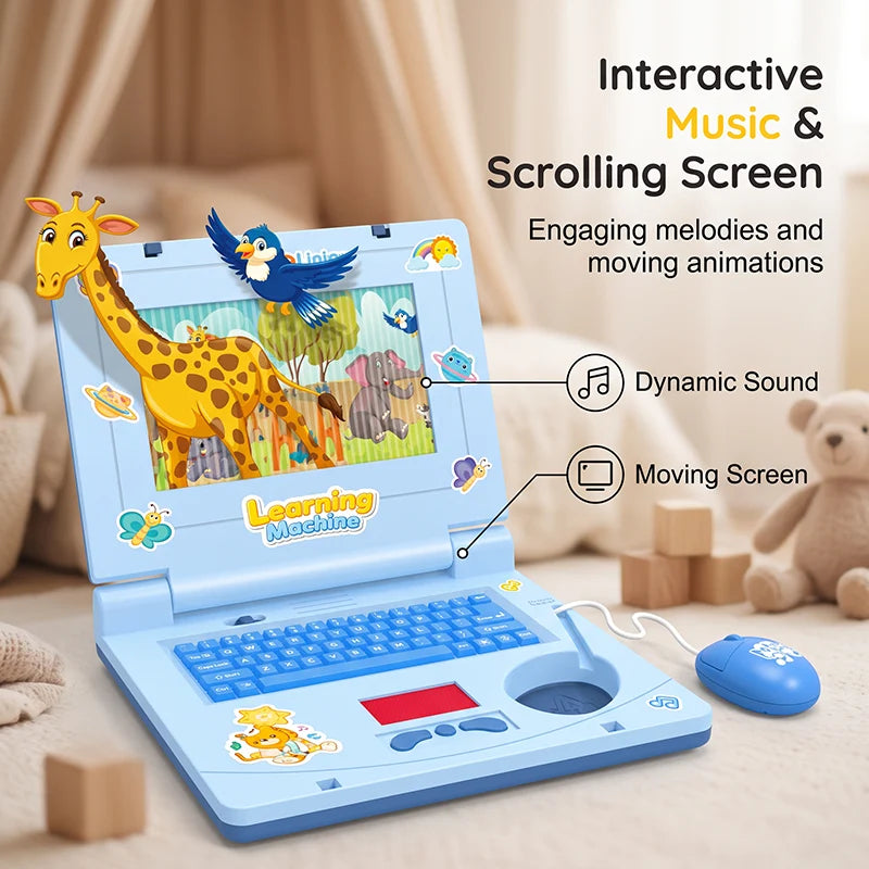 Interaktivni izobraževalni otroški prenosni računalnik | KIDLAPTOP