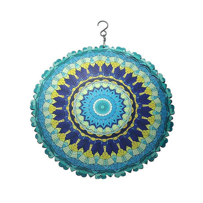 🔥50% Kedvezmény🎨Több színben kapható🌈🌬️ 3D színes szél mandala, 🍃 rozsdamentes acél, 🌸 kültéri-beltéri fali dekor – szellőre életre kel