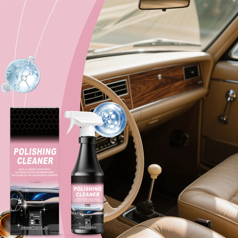 “1+2ingyen 🎁✨”🔥50% Kedvezmény🧼 Minden egyben tisztító- és ápoló spray autó belső terekhez – 🌟 tartós fény, 💧 víz- és foltálló védelem