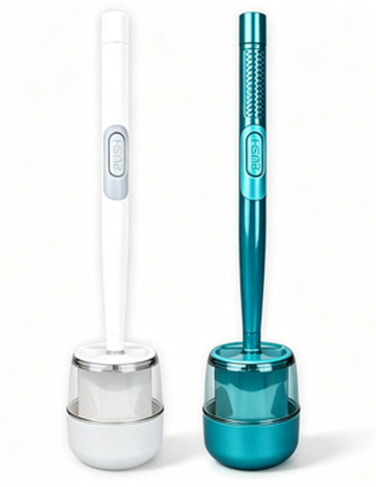 Ščetka za WC + dozirnik čistila – silikon, 360° | FLUSHBRUSH