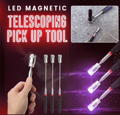 🧲 Akció: minél többet vásárolsz, annál többet spórolsz | Mágneses, kihúzható tartó 360°-os LED-del