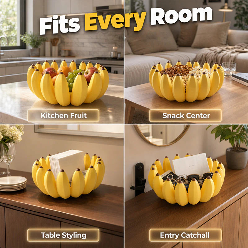 🍌✨Kreatív, banán alakú gyümölcstál a konyhádba