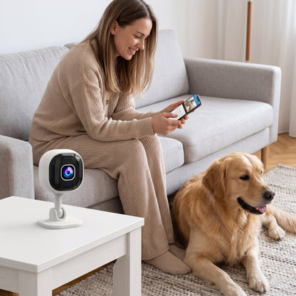 “1+1 ingyen 🎁✨”🔥50% Kedvezmény🏷️📹 360°-os intelligens otthoni biztonsági kamera – 1080P HD, éjszakai látással, kétirányú hanggal, WiFi+AP