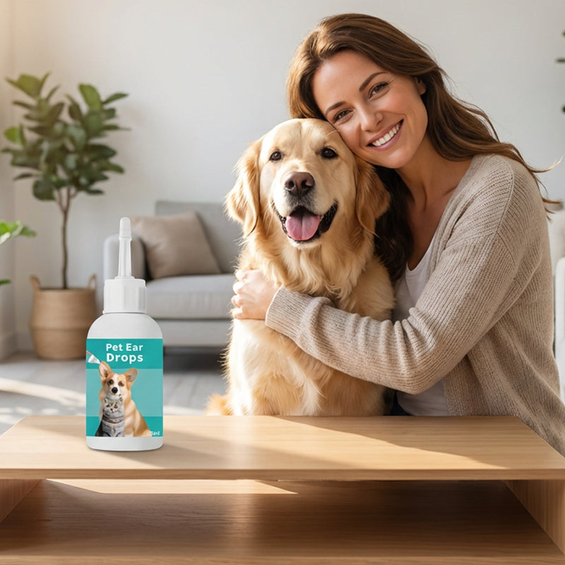 Nežna raztopina za čiščenje ušes za hišne ljubljenčke | PETCARE