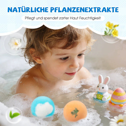 🔥50% Kedvezmény🎁 12 darabos fürdőbomba ajándékkészlet gyerekeknek – 🌊 tengeri állat meglepetéssel, 🌿 növényi összetevőkkel