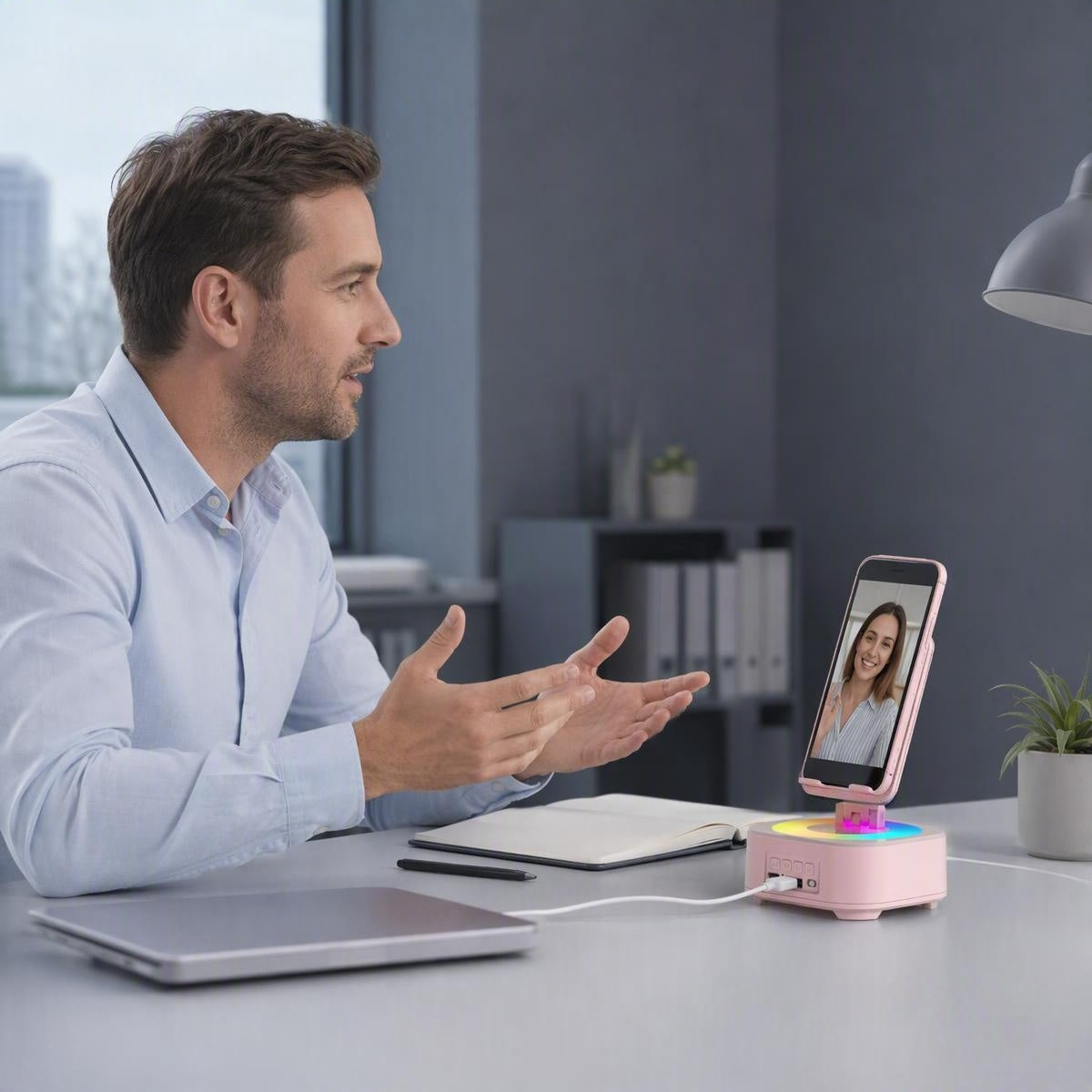 360° vrtljivi nosilec za telefon | DESKSTAND