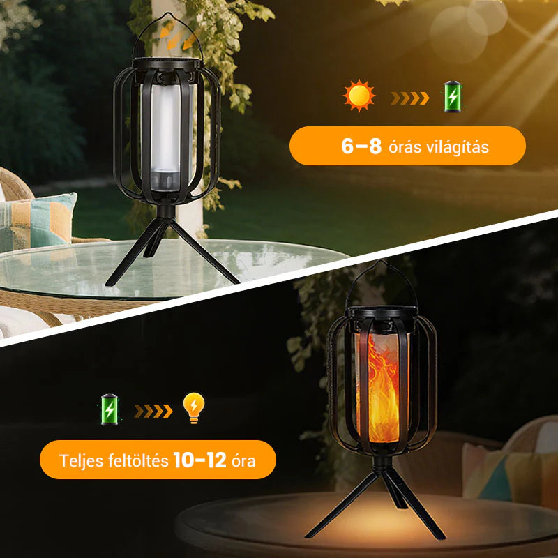 🔥50% Kedvezmény🏷️☀️ 4 üzemmóddal rendelkező napelemes zseblámpa – 🔋 USB-tölthető, 💧 vízálló, 🏕️ kempingezéshez és vészhelyzetekre