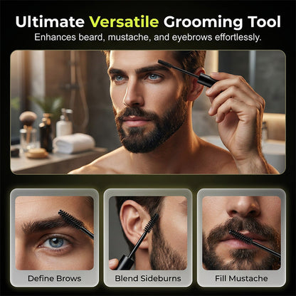 🔥50% Kedvezmény🏷️🧔 Azonnali szakáll- és szemöldökfesték, 🖤 természetes fekete pigmenttel, ✨ kompakt, 12 ml-es kiszerelésben – utazáshoz is ideális