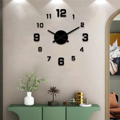 🔥50% Kedvezmény🏷️🎨 3D-s, világító akril falióra készlet – „csináld magad” – fúrás nélkül, éjszaka világító számlappal, 5 színben