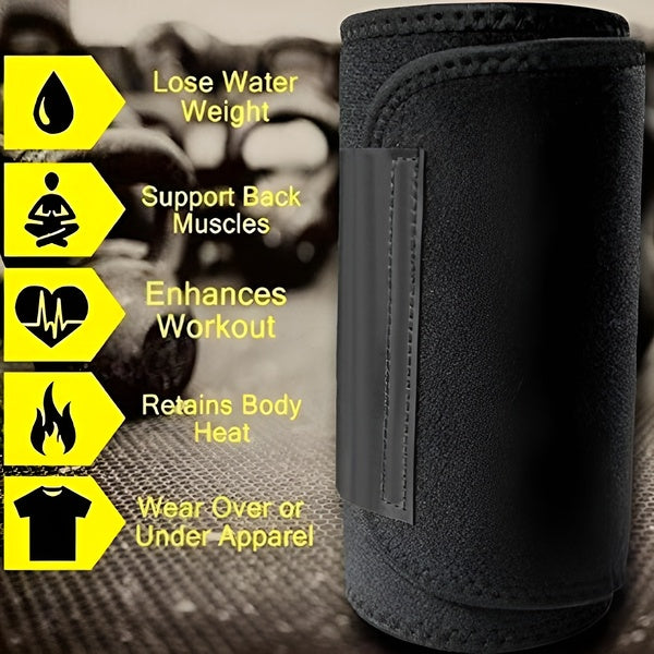 💪🔥 Intenzív izzadás edzéshez! SLIMERA unisex zsírégető öv – 🌡️melegtartó neoprén, 💧támogatja a méregtelenítést, 👫férfiaknak és nőknek