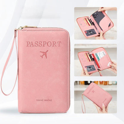 🔥50% Kedvezmény🏷️🧳 2026 Turisztikai kötelező – Többfunkciós RFID-s útlevél-pénztárca, ✈️ univerzális kialakítással, 🛡️ védelem az adatlopás ellen