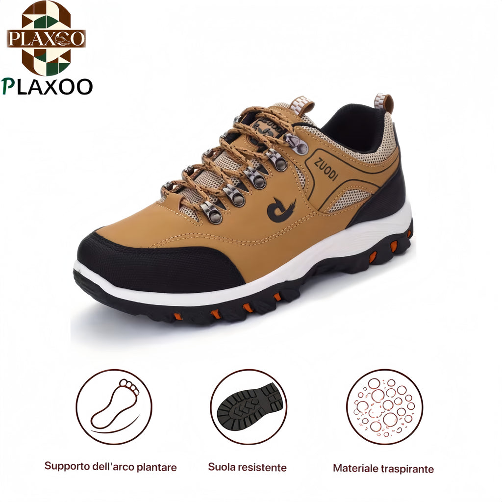 Plaxoo® | (50% di sconto + calzini omaggio del valore di 20 €) Scarpe sportive casual unisex 👟 | Design ortopedico con supporto dell'arco plantare, antiscivolo, adatte all'uso quotidiano