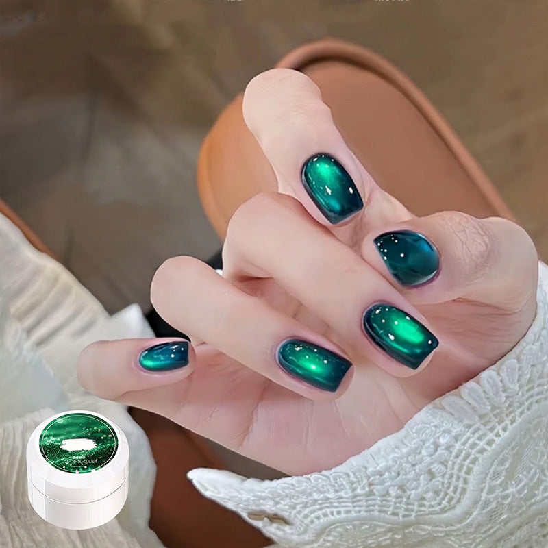 🔥50% Kedvezmény🏷️🐱 Mágneses csillámporos cat eye géllakk – ✨ üvegszerű jelly hatással, 🌈 17 színben – szalonminőség otthonra