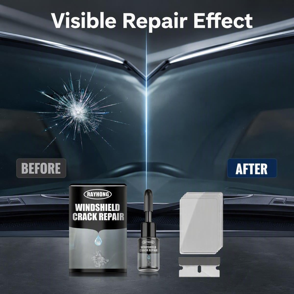 Reparacijska tekočina za avtomobilsko vetrobransko steklo | GLASSFIX