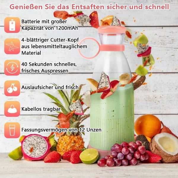 💥 A legkelendőbb hordozható gyümölcscentrifuga | 🌟 Friss gyümölcslé bármikor, bárhol!