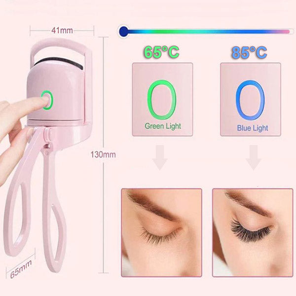 USB-tölthető melegítős szempillagöndörítő | GLAMCURLI