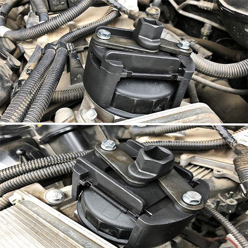 “1+1 ingyen 🎁✨”  50% Kedvezmény🏷️🔧 Állítható olajszűrő-kulcs – 📏 60–80mm univerzális, ⚙️ rugós kialakítás – otthoni és szakmai autószervizhez