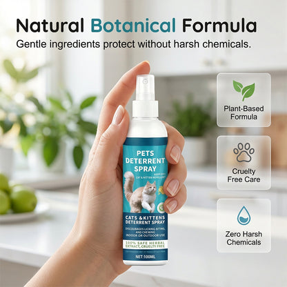 🔥50% Kedvezmény🏷️Vásárolj egyet, kapsz egyet ingyen🎁🐈 Gyógynövényes, 🌿 biztonságos állatriasztó spray – 🛡️ megóvja a bútorokat a karmolástól és a vizeletnyomoktól
