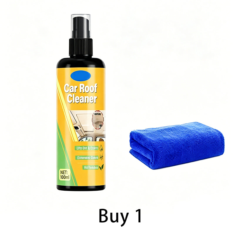 🔥50% Kedvezmény🏷️🚗 Mélytisztító autó tetőtisztító, 🧼 50/100 ml + mikroszálas kendő, 🛡️ szageltávolító enzimekkel – kárpitokhoz és szövetekhez