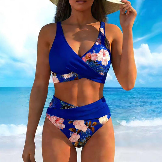 🌸 MAGAS DEREKI VIRÁGMINTÁS BIKINI: HANGSÚLYOZD AZ ALAKOD – RAKTÁRON! 👙
