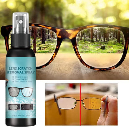 🔥50% Kedvezmény📦Kombinált csomag🔗🕶️ Könnyen használható lencsekarcolás-javító spray, 👓 minden típusú lencséhez, 🌿 Aloe verával és kókuszolajjal