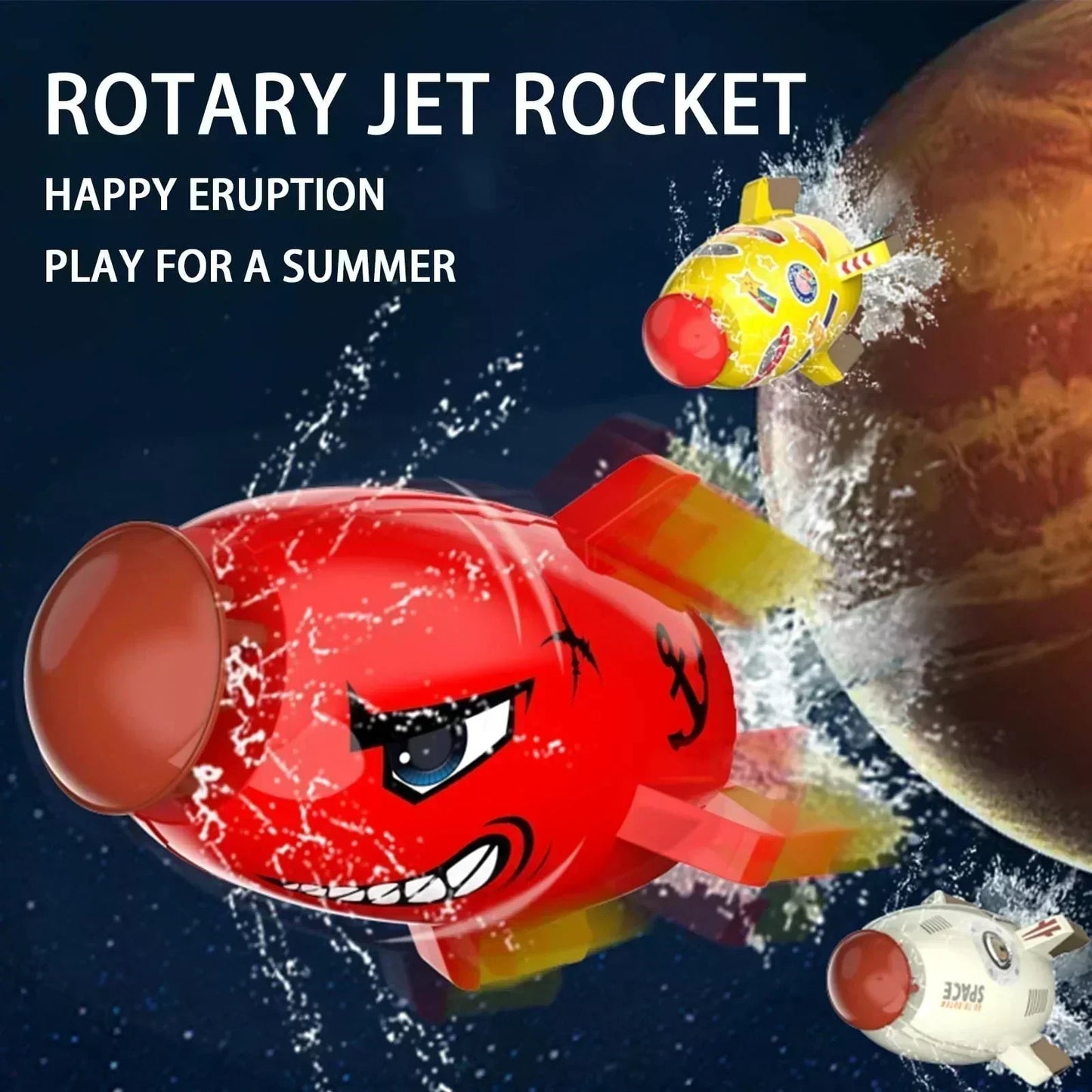 🔥50% Kedvezmény🏷️🎨Több színben kapható🚀 Rakéta szórófej vízijáték – 🌊 tömlőre csatlakoztatható, 💦 permetező rakéta, nyári móka gyerekeknek