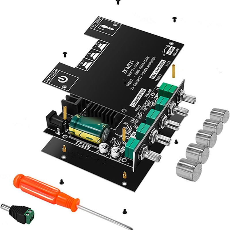 Modul ojačevalnika Bluetooth 2,1 kanalov | AMPMOD