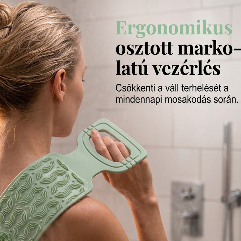 Dvostranski silikonski trak za umivanje hrbta | BACKSPA