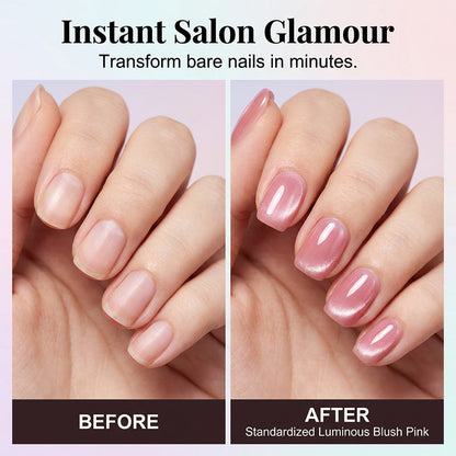 🔥50% Kedvezmény🏷️🐱 Mágneses csillámporos cat eye géllakk – ✨ üvegszerű jelly hatással, 🌈 17 színben – szalonminőség otthonra