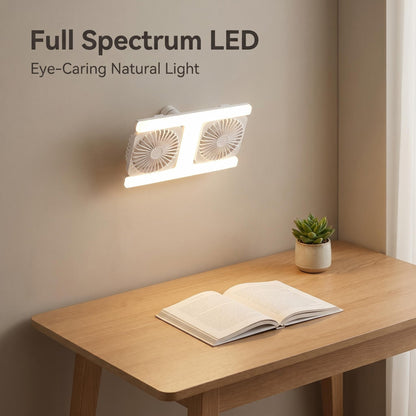 🔥50% Kedvezmény🏷️💡 Modern 2 az 1-ben LED-es mennyezeti ventilátor-lámpa – távirányítóval, két független ventilátorfejjel 🌀