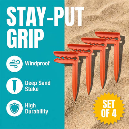 🔥 50% Kedvezmény 🏷️📏 Több méretben kapható 🌊 Szélbiztos strandpaplan csipesz – Homokba és fűbe egyaránt tökéletesen rögzít 🏖️🌬️
