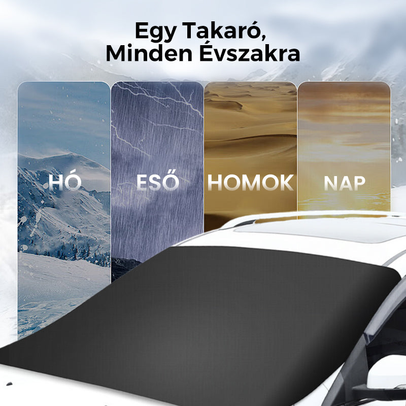 🔥50% popust🏷️🧲 Magnetni avtomobilski snežni ščit – hitro magnetno pritrditev ❄️ štirislojna vodoodporna tkanina 🔒 varnostni zaslon proti kraji ☀️ dvostranska letna uporaba