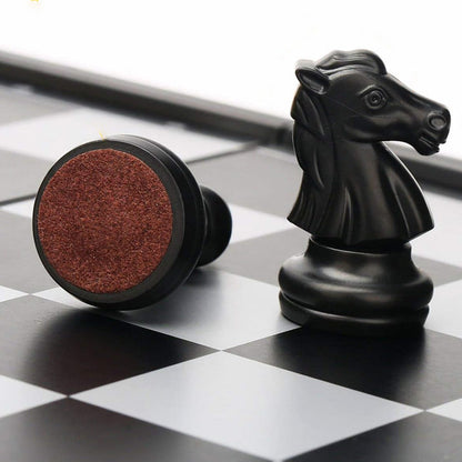 🔥50% popust🏷️♟️ Magnetna šahovska igra – 🧲 magnetne figure, 📦 zložljiva deska, 🎁 odlično darilo