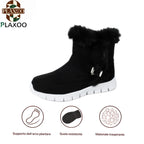 Plaxoo® | Offerta a tempo limitato: 50% di sconto! Stivali unisex sopra il ginocchio in peluche! Queste scarpe ortopediche sono dotate di supporto ergonomico dell'arco plantare e suola antiscivolo per una calzata unica.