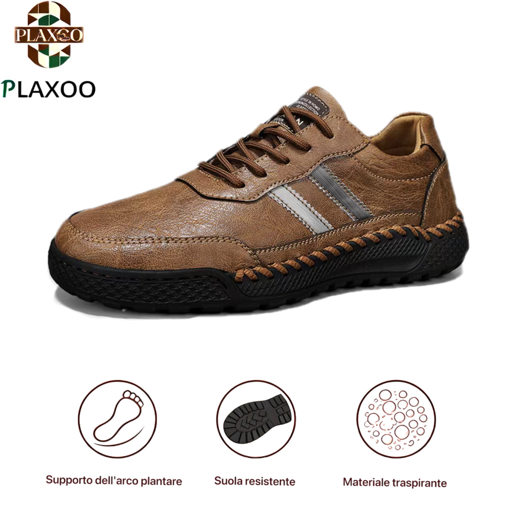 Plaxoo® |  Calzini omaggio del valore di 20 €! | Scarpe ortopediche unisex casual 👞 Supporto ergonomico dell'arco plantare, suola antiscivolo, estremamente comode da indossare!