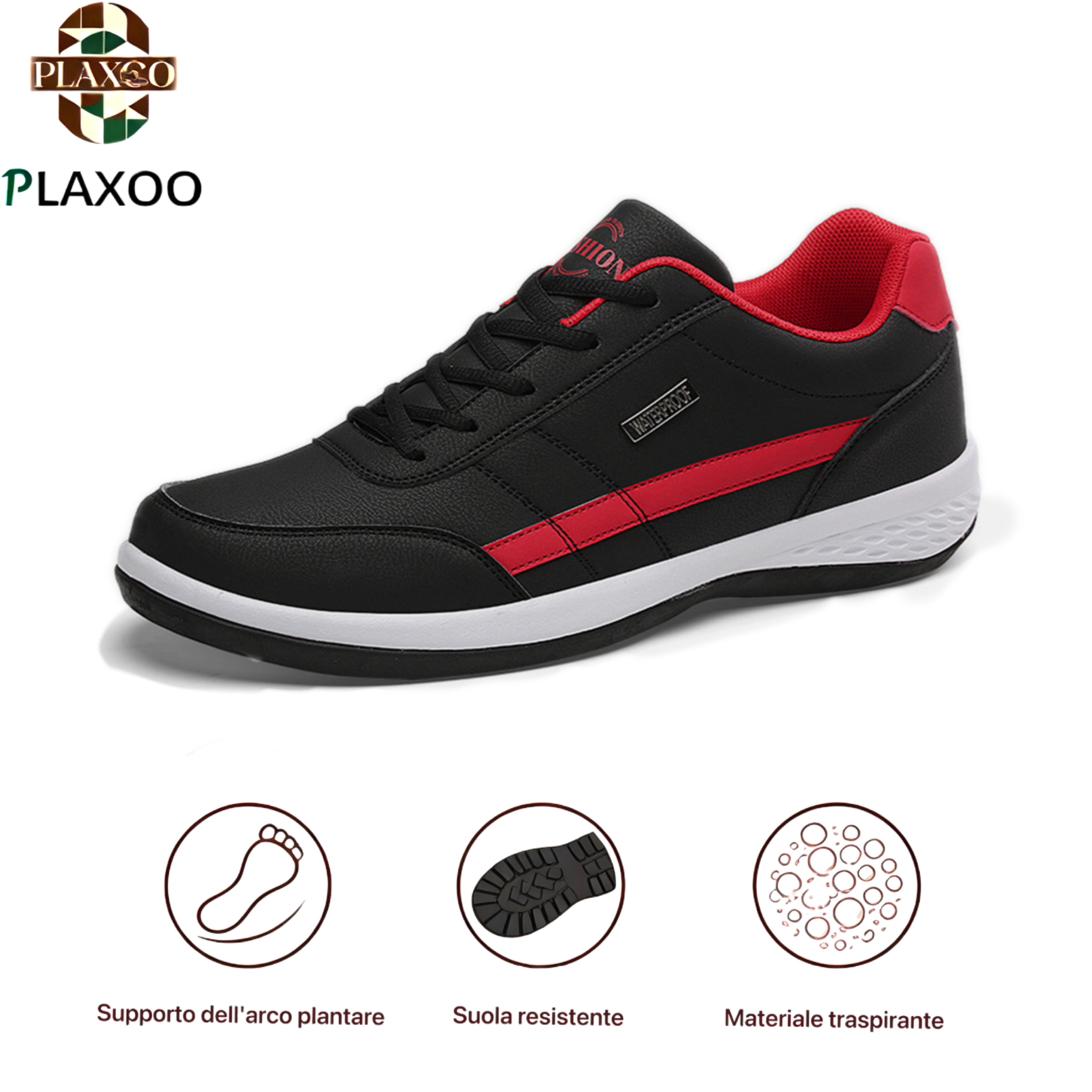Plaxoo® |  Calzini omaggio del valore di 20 €! | Scarpe ortopediche unisex casual 👞 Supporto ergonomico dell'arco plantare, suola antiscivolo, estremamente comode da indossare!