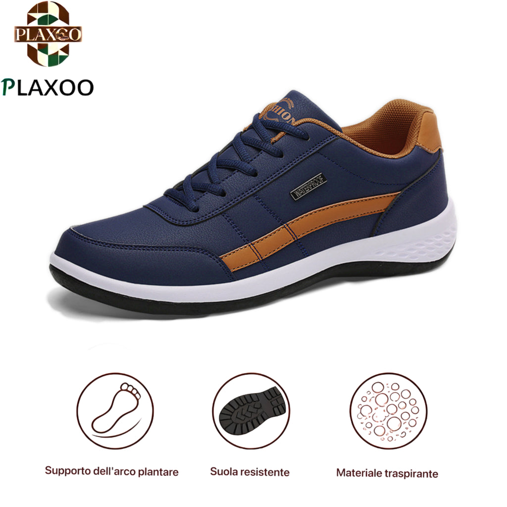 Plaxoo® |  Calzini omaggio del valore di 20 €! | Scarpe ortopediche unisex casual 👞 Supporto ergonomico dell'arco plantare, suola antiscivolo, estremamente comode da indossare!
