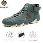 Plaxoo® | Offerta limitata: 50% di sconto!Stivali alti in pelle vera, unisex per uomini e donne!Sono scarpe ortopediche con supporto plantare ergonomico, suola antiscivolo e comodissime da indossare!