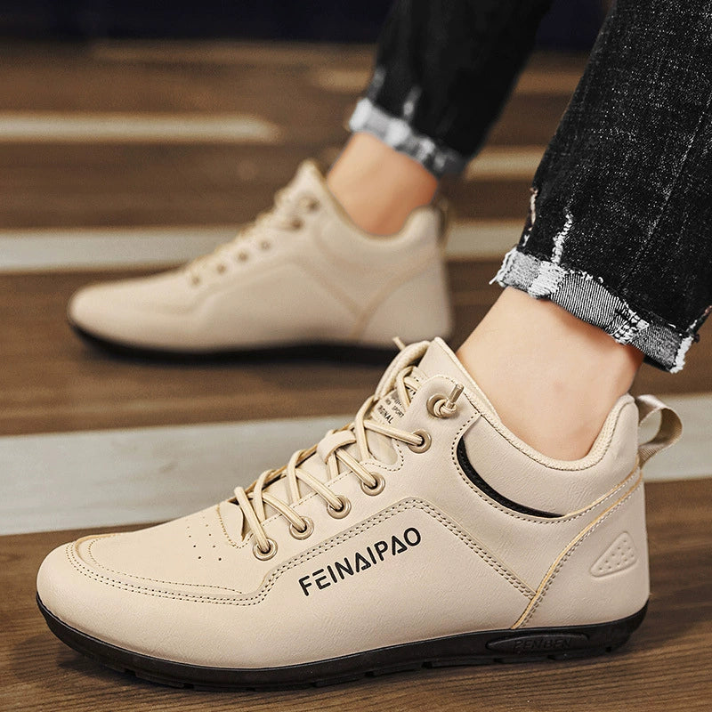 Plaxoo® | Offerta limitata: 50% di sconto!Stivali alti in pelle vera, unisex per uomini e donne!Sono scarpe ortopediche con supporto plantare ergonomico, suola antiscivolo e comodissime da indossare