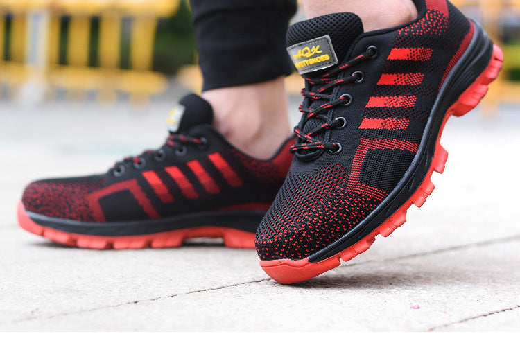 Botas de trabalho para homem com biqueira de aço