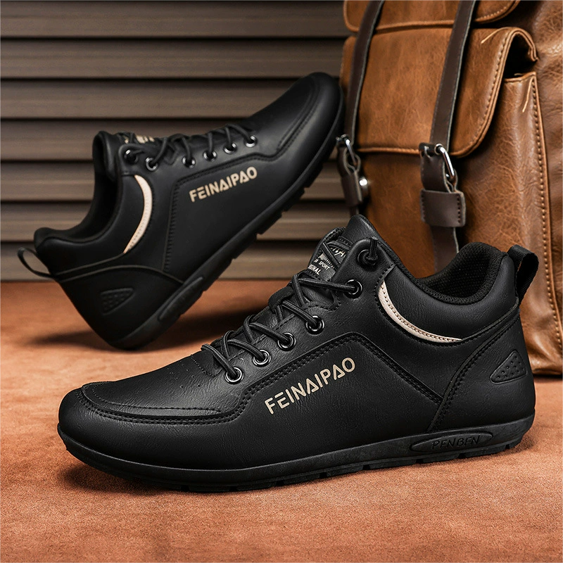 Plaxoo® | Offerta limitata: 50% di sconto!Stivali alti in pelle vera, unisex per uomini e donne!Sono scarpe ortopediche con supporto plantare ergonomico, suola antiscivolo e comodissime da indossare