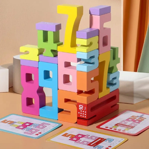 Montessori leseni bloki s številkami | NUMBLOCK