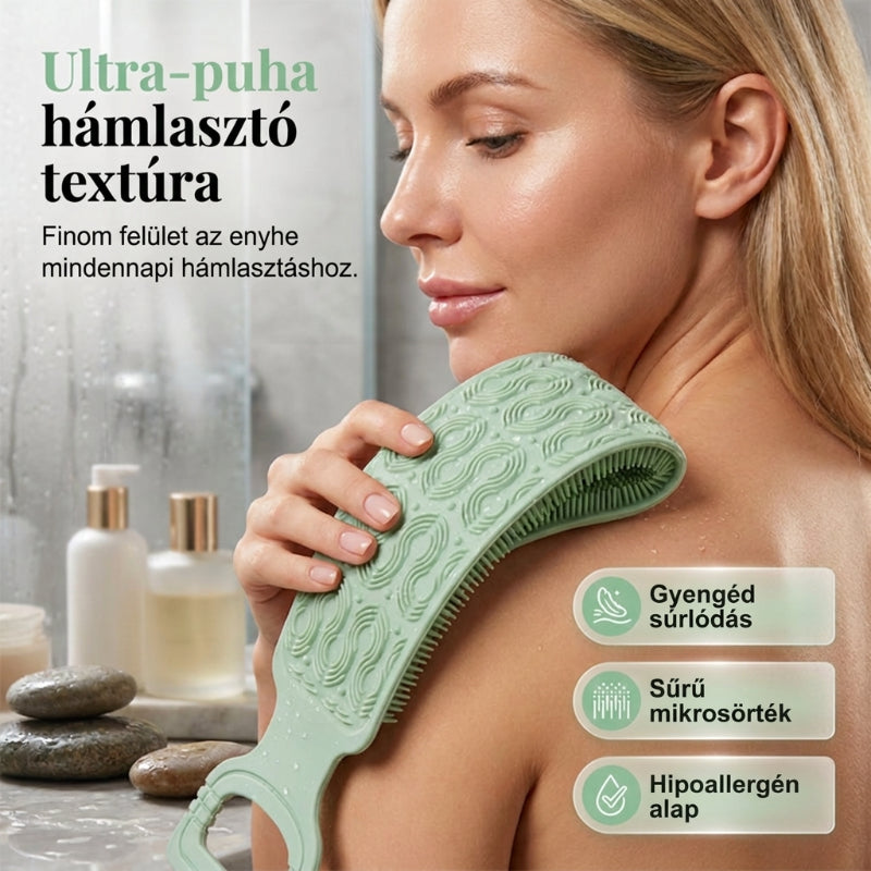 Dvostranski silikonski trak za umivanje hrbta | BACKSPA