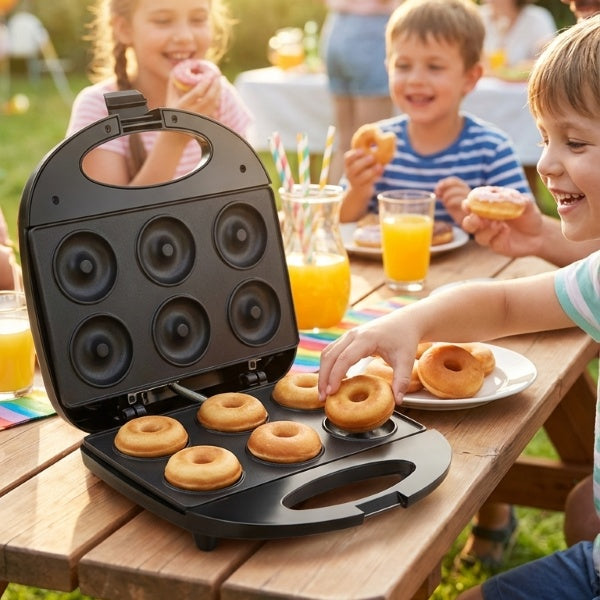 🔥50% Kedvezmény🏷️🍩✨ Hétvégi családi program! DONUTPRO mini fánkgép – ⏱️3 perc alatt kész, 🧽30 mp takarítás, 👨‍👩‍👧‍👦4 éves kortól