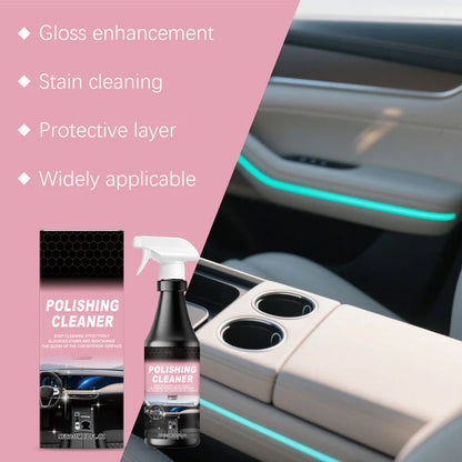 “1+2ingyen 🎁✨”🔥50% Kedvezmény🧼 Minden egyben tisztító- és ápoló spray autó belső terekhez – 🌟 tartós fény, 💧 víz- és foltálló védelem