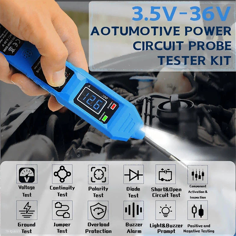 Tester avtomobilskih vezij 3,5–36V | CARTTEST