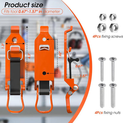 🔧 Falra szerelhető rögzítők nehéz szerszámtartókhoz